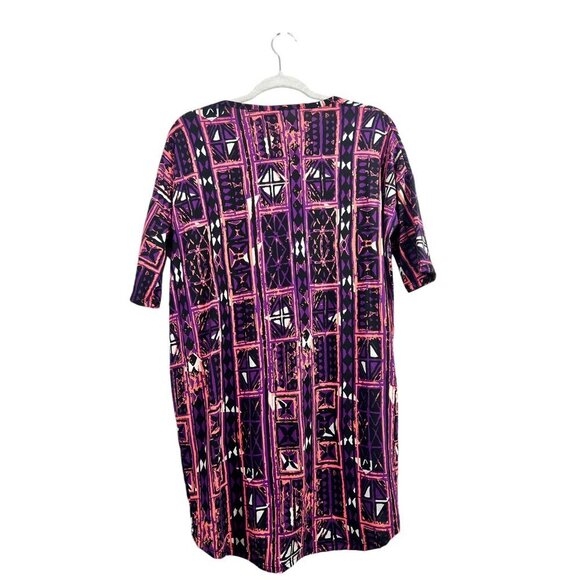LuLaRoe Women's Multi Color Shirt Dress - Picture 2 of 5
